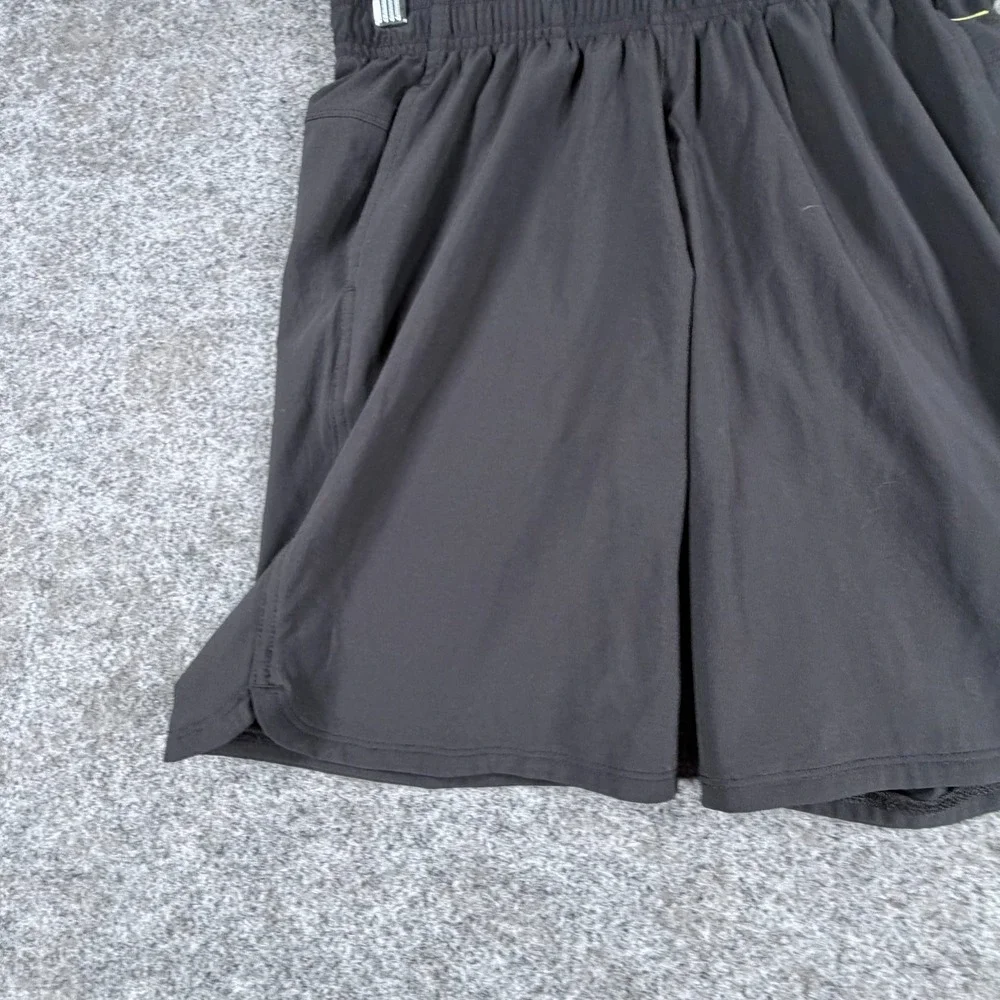 All In Motion Athletic Shorts Girls L(10/12) Black Stretch Elastic Waist Running